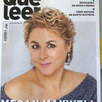 Aparición en la portada de la revista Qué Leer